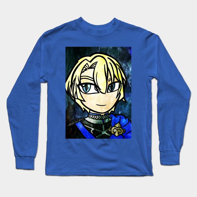 FE3H - Blue Lions Lord, Dimitri Long Sleeve T-Shirt by ScribbleSketchScoo